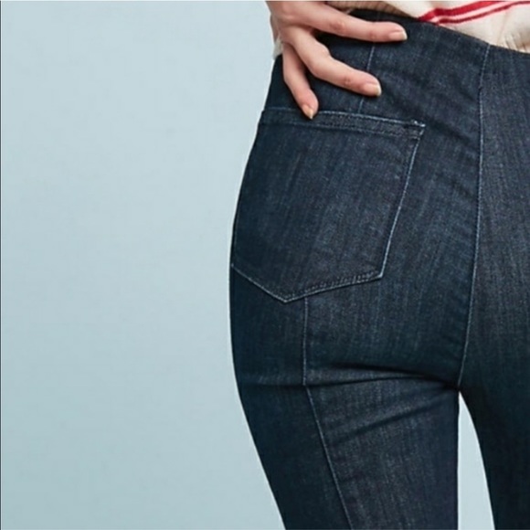 EUC Anthropologie Pilcro & the Letterpress Skinny Denim Legging Jeans Blue 25 - Picture 8 of 9